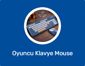 Oyuncu Klavye Mouse Seti