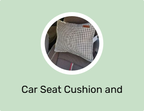 Car Seat Cushion and Pillow