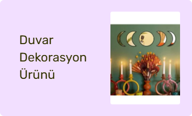 Duvar Dekorasyon Ürünü