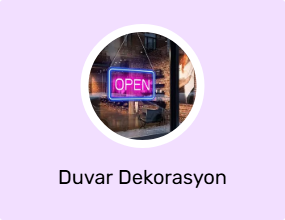 Duvar Dekorasyon Ürünü