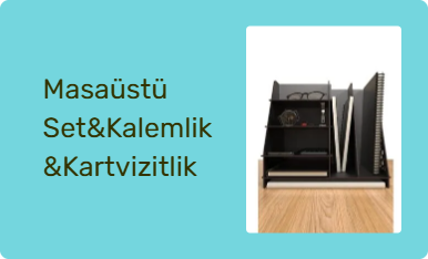 Masaüstü Set&Kalemlik&Kartvizitlik