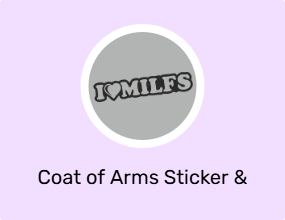 Coat of Arms Sticker & Phosphor Strip