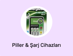 Piller & Şarj Cihazları
