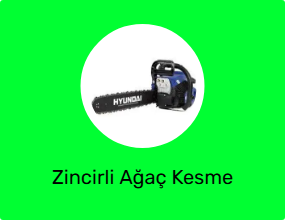 Zincirli Ağaç Kesme Makinesi