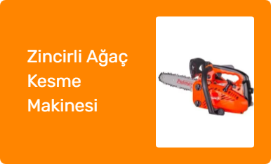 Zincirli Ağaç Kesme Makinesi