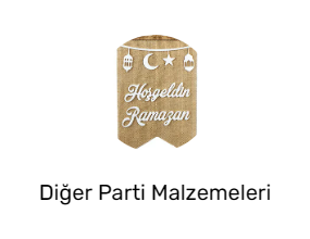 Diğer Parti Malzemeleri