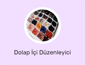 Dolap İçi Düzenleyici