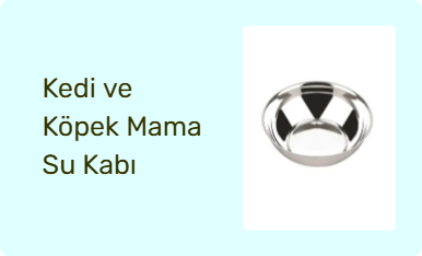Kedi ve Köpek Mama Su Kabı