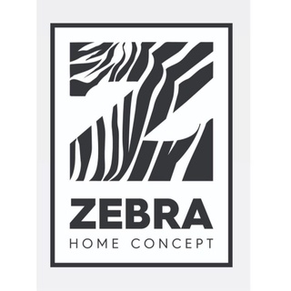 Zebra home concept logo