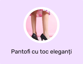Pantofi cu toc eleganți