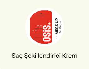 Saç Şekillendirici Krem ve Wax