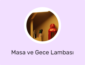Masa ve Gece Lambası
