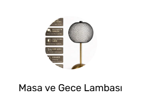 Masa ve Gece Lambası