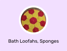 Bath Loofahs, Sponges & Poufs