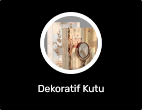 Dekoratif Kutu