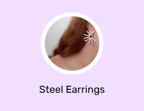 Steel Earrings