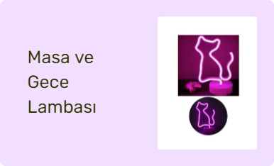 Masa ve Gece Lambası