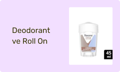 Deodorant ve Roll On
