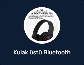 Kulak üstü Bluetooth kulaklık