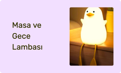 Masa ve Gece Lambası