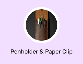 Penholder & Paper Clip
