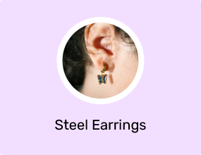 Steel Earrings