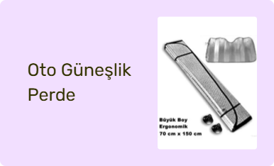Oto Güneşlik Perde