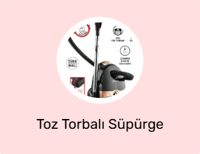 Toz Torbalı Süpürge
