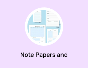 Note Papers and Notepads