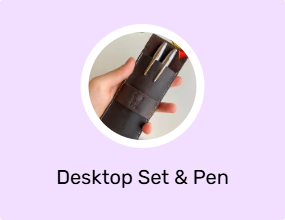 Desktop Set & Pen Holder & Business Card Holder