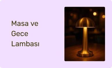 Masa ve Gece Lambası
