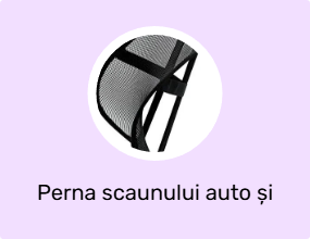 Perna scaunului auto și pernă
