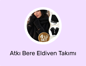 Atkı Bere Eldiven Takımı