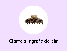 Clame și agrafe de păr