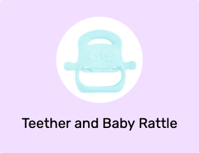 Teether and Baby Rattle
