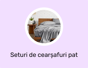 Seturi de cearșafuri pat dublu