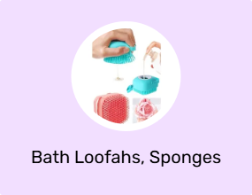 Bath Loofahs, Sponges & Poufs