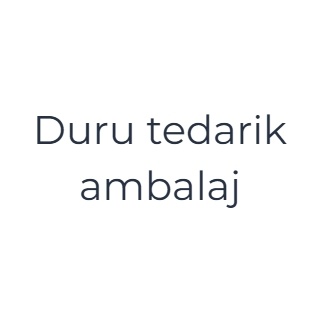 Duru tedarik ambalaj