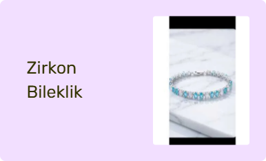 Zirkon Bileklik
