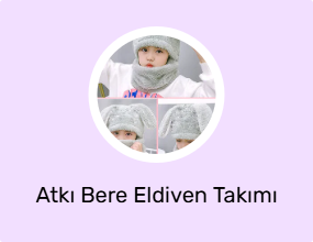 Atkı Bere Eldiven Takımı