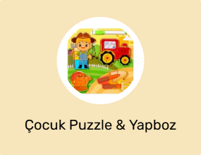 Çocuk Puzzle & Yapboz