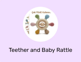 Teether and Baby Rattle