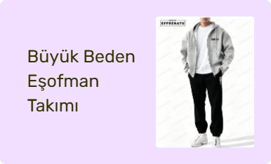 Büyük Beden Eşofman Takımı