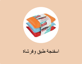 اسفنجة طبق وفرشاة
