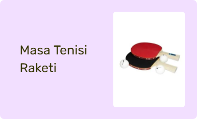 Masa Tenisi Raketi