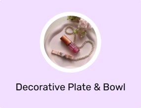 Decorative Plate & Bowl
