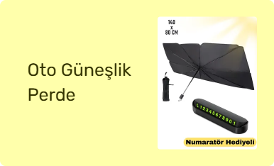 Oto Güneşlik Perde