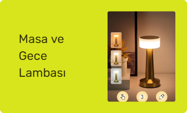 Masa ve Gece Lambası
