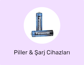 Piller & Şarj Cihazları