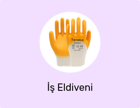 Karina Pamuk Nitril İş Eldiveni No:10 12'Li
